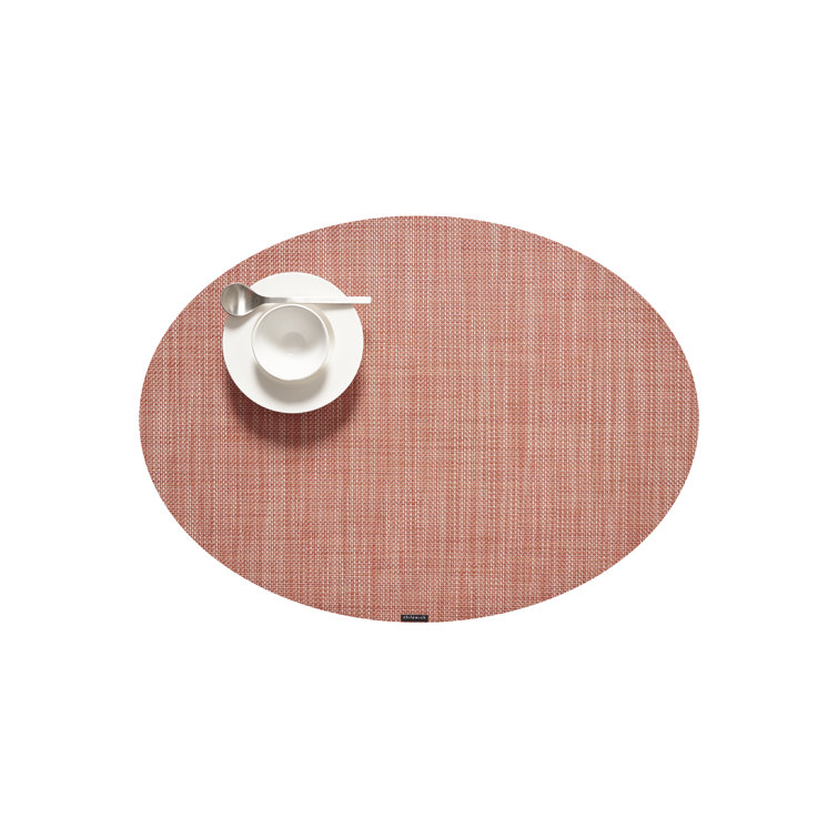 Chilewich Easy Care Mini Basketweave Oval Placemat Birch Lane